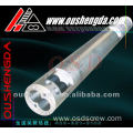 Parallel twin screw barrel/cylinder for PVC/UPVC extruder processing machine